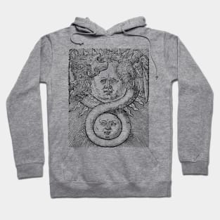 Alchemy - Alze Philosopher Stone Medieval Woodcut Hoodie